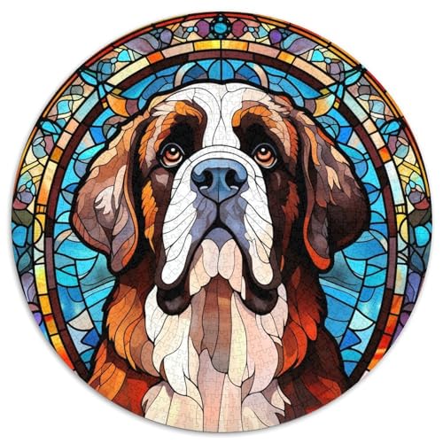Buntglas-Puzzle mit Hunden, 1000 Teile, Karton, Puzzle für Erwachsene, anspruchsvolles Denkspiel für Teenager, Spaß für die ganze Familie, DIY-Geschenk zur Heimdekoration 67,5 x 67,5 cm Buntglas-Puzzle mit Hunden, 1000 Teile, Karton, Puzzle für Erwachsene, anspruchsvolles Denkspiel für Teenager, Spaß für die ganze Familie, DIY-Geschenk zur Heimdekoration 67,5 x 67,5 cm von WGLINGX