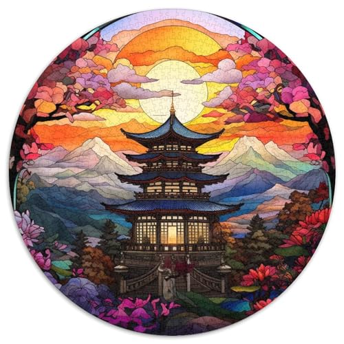 Buntglasturm-Puzzle für Erwachsene, 1000-teiliges Puzzle für Teenager und Familien, perfekte DIY-Dekoration und knifflige Herausforderung 67,5 x 67,5 cm Buntglasturm-Puzzle für Erwachsene, 1000-teiliges Puzzle für Teenager und Familien, perfekte DIY-Dekoration und knifflige Herausforderung 67,5 x 67,5 cm von WGLINGX