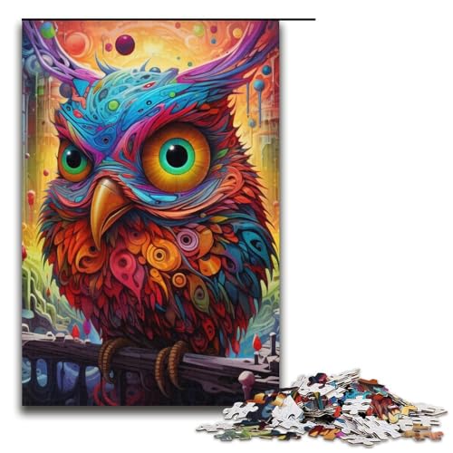 Color Bird Puzzles 1000 Teile für Erwachsene, Geschenke, ideal für und Teenager ab 14 Jahren, 14,96 x 10,24 Zoll von WGLINGX