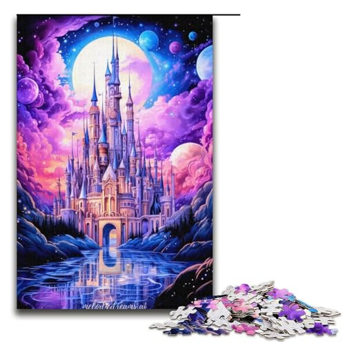 Color Castle Puzzles 1000 Teile für Erwachsene, Geschenke, ideal für und Teenager ab 14 Jahren, 14,96 x 10,24 Zoll von WGLINGX