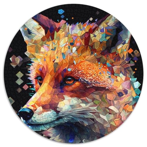 Color Fox Puzzle, 1000 Teile, Puzzle für Erwachsene, Weihnachten, Halloween, Ostern, Neujahr (67,5x67,5cm) von WGLINGX