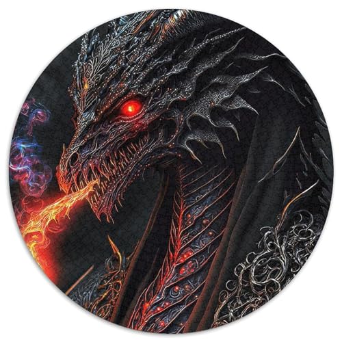 Cosmic Dragon – Anspruchsvolle Puzzles für Erwachsene, 1000 Puzzles, interaktives Familienspiel, Denksportaufgabe, Lernspielzeug 67,5 x 67,5 cm von WGLINGX