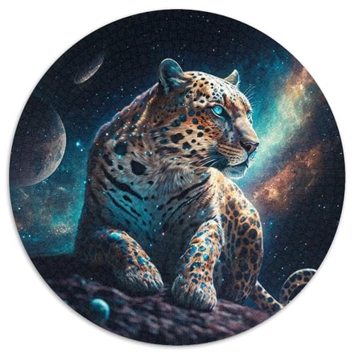Cosmic Jaguars, runde Puzzles aus Pappe, 1000 Teile, Puzzle für Erwachsene, anspruchsvolles Denkspiel für Teenager, unterhaltsames interaktives Spiel für die ganze Familie 67,5 x 67,5 cm Cosmic Jaguars, runde Puzzles aus Pappe, 1000 Teile, Puzzle für Erwachsene, anspruchsvolles Denkspiel für Teenager, unterhaltsames interaktives Spiel für die ganze Familie 67,5 x 67,5 cm von WGLINGX