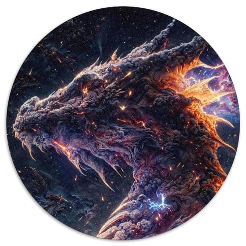 Das Regenbogendrachen-Puzzle, 1000 Teile, Puzzle für Erwachsene, Weihnachten, Halloween, Ostern, Neujahr (67,5x67,5cm) von WGLINGX
