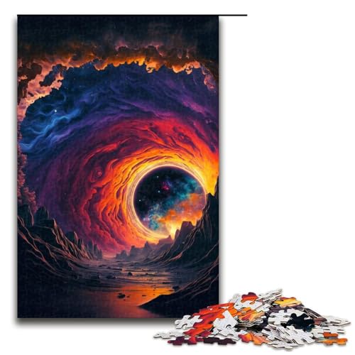 End of The Universe Puzzle für Erwachsene, 1000 Teile, Lernspiel, Herausforderungsspielzeug, Weihnachts- und Geburtstagsgeschenk (Größe 50 x 75 cm) von WGLINGX
