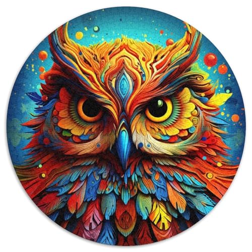 Eulen-Papierpuzzle für Erwachsene, 1000-teiliges Denkspiel für Teenager, 67,5 x 67,5 cm Eulen-Papierpuzzle für Erwachsene, 1000-teiliges Denkspiel für Teenager, 67,5 x 67,5 cm von WGLINGX