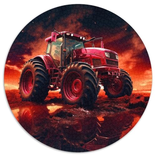 Fantasy-Traktor-Puzzle, 1000 Teile, Puzzle für Erwachsene, Weihnachten, Halloween, Ostern, Neujahr (67,5x67,5cm) von WGLINGX
