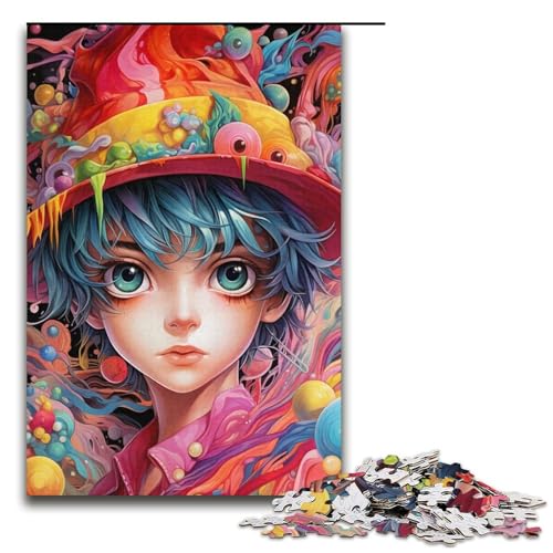 Farbige Anime-Jungen-Puzzles, 1000 Teile, Puzzle für Erwachsene, Geschenke, ideal für und Teenager ab 14 Jahren, 14,96 x 10,24 Zoll Farbige Anime-Jungen-Puzzles, 1000 Teile, Puzzle für Erwachsene, Geschenke, ideal für und Teenager ab 14 Jahren, 14,96 x 10,24 Zoll von WGLINGX