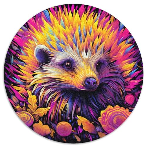 Farbiges Igel-Puzzle für Erwachsene, 1000 Teile, Puzzle-Geschenke, DIY-Dekoration, Gehirn-Herausforderung, für Erwachsene, Familie, 67,5 x 67,5 cm Farbiges Igel-Puzzle für Erwachsene, 1000 Teile, Puzzle-Geschenke, DIY-Dekoration, Gehirn-Herausforderung, für Erwachsene, Familie, 67,5 x 67,5 cm von WGLINGX