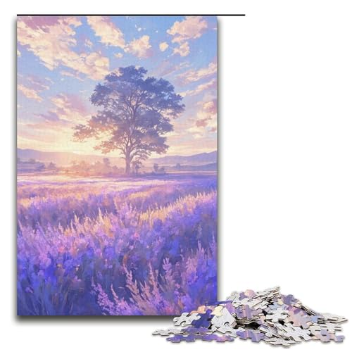 Felder voller Tulpen, Puzzle 1000 Teile für Erwachsene, interessantes Puzzle zur Stressreduzierung, anspruchsvolles Spaßspiel für die ganze Familie (Größe 38 x 26 cm) von WGLINGX
