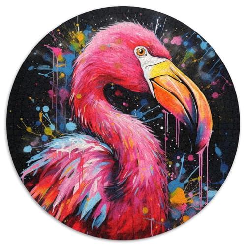 Flamingo-Papierpuzzle für Erwachsene, 1000-teiliges Denkspiel für Teenager, 67,5 x 67,5 cm Flamingo-Papierpuzzle für Erwachsene, 1000-teiliges Denkspiel für Teenager, 67,5 x 67,5 cm von WGLINGX