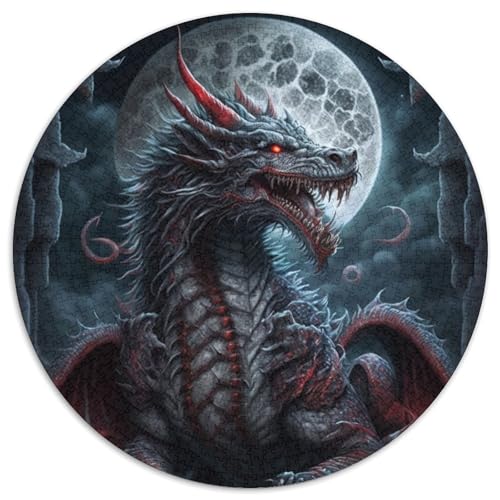 Fliegender Drache, 1000-teiliges Puzzle für Erwachsene, Weihnachten, Halloween, Ostern, Neujahr (67,5x67,5cm) von WGLINGX