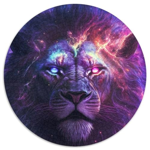 Galaxy Bunte Löwen-Puzzles für Erwachsene, 1000 Teile, anspruchsvolles Denkspiel, Familienaktivität, Heimdekoration, (67,5x67,5cm) von WGLINGX