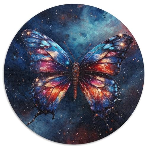 Galaxy Butterfly Puzzle, 1000 Teile, Puzzle für Erwachsene, Weihnachten, Halloween, Ostern, Neujahr (67,5x67,5cm) von WGLINGX