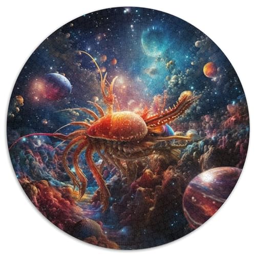 Galaxy Octopus Puzzle, 1000 Teile, Puzzle für Erwachsene, Weihnachten, Halloween, Ostern, Neujahr (67,5x67,5cm) von WGLINGX