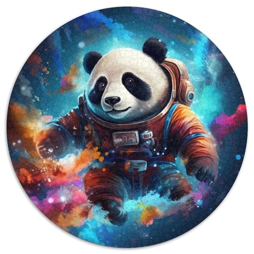 Galaxy Panda Puzzle, 1000 Teile, Puzzle für Erwachsene, Weihnachten, Halloween, Ostern, Neujahr (67,5x67,5cm) von WGLINGX