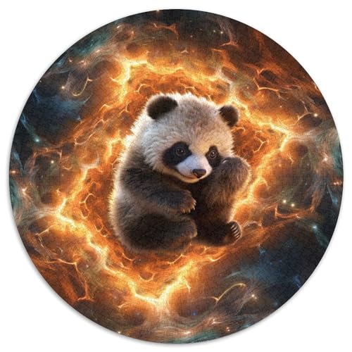Galaxy Panda Puzzle, 1000 Teile, Puzzle für Erwachsene, Weihnachten, Halloween, Ostern, Neujahr (67,5x67,5cm) von WGLINGX