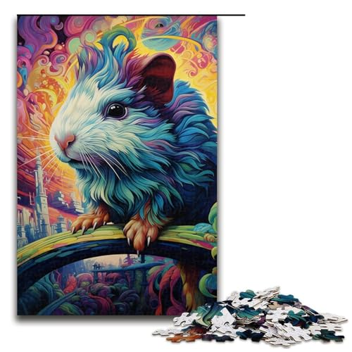 Gitarren-Puzzle, 1000 Teile, für Erwachsene, geeignet für Paare und Teenager ab 14 Jahren (Größe 50 x 75 cm) von WGLINGX