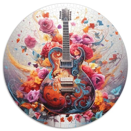 Gitarren-Puzzle für Erwachsene, 1000-teiliges Puzzle für Erwachsene, Familienaktivität, Heimdekoration zum Selbermachen, 67,5 x 67,5 cm Gitarren-Puzzle für Erwachsene, 1000-teiliges Puzzle für Erwachsene, Familienaktivität, Heimdekoration zum Selbermachen, 67,5 x 67,5 cm von WGLINGX