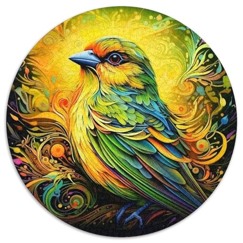 Green Sparrow Rundes Kartonpuzzle mit 1000 Teilen für Erwachsene, anspruchsvolles Denkspiel für Teenager, unterhaltsames interaktives Spiel für die ganze Familie 67,5 x 67,5 cm Green Sparrow Rundes Kartonpuzzle mit 1000 Teilen für Erwachsene, anspruchsvolles Denkspiel für Teenager, unterhaltsames interaktives Spiel für die ganze Familie 67,5 x 67,5 cm von WGLINGX