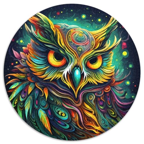 Grünes Eulen-Papierpuzzle, 1000 Teile, Familie und Freunde, geeignet für Kinder ab 14 Jahren 67,5 x 67,5 cm Grünes Eulen-Papierpuzzle, 1000 Teile, Familie und Freunde, geeignet für Kinder ab 14 Jahren 67,5 x 67,5 cm von WGLINGX