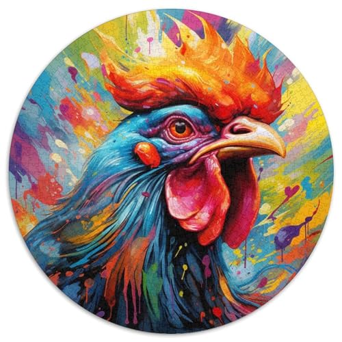 Hahn-Papierpuzzle, 1000-teiliges Puzzle, Familie und Freunde, geeignet für Kinder ab 14 Jahren 67,5 x 67,5 cm Hahn-Papierpuzzle, 1000-teiliges Puzzle, Familie und Freunde, geeignet für Kinder ab 14 Jahren 67,5 x 67,5 cm von WGLINGX