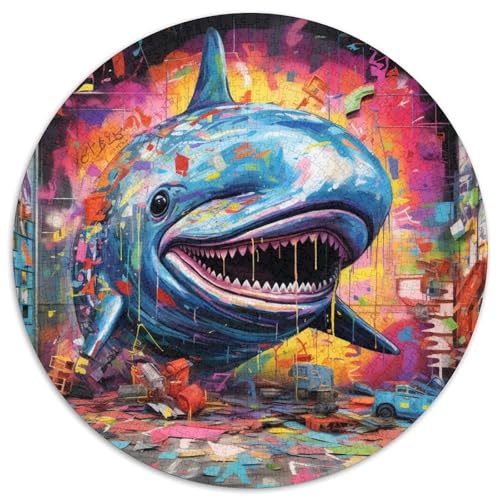 Hai-Papierpuzzle, 1000-teiliges Puzzle, Familie und Freunde, geeignet für Kinder ab 14 Jahren 67,5 x 67,5 cm Hai-Papierpuzzle, 1000-teiliges Puzzle, Familie und Freunde, geeignet für Kinder ab 14 Jahren 67,5 x 67,5 cm von WGLINGX