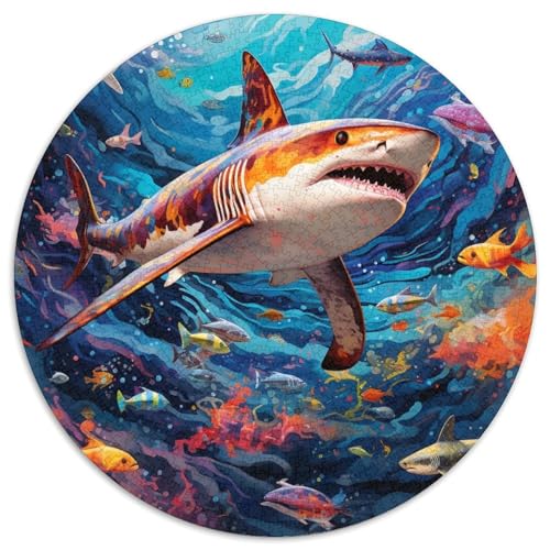 Hai-Papierpuzzle für Erwachsene, 1000-teiliges Denkspiel für Teenager, 67,5 x 67,5 cm Hai-Papierpuzzle für Erwachsene, 1000-teiliges Denkspiel für Teenager, 67,5 x 67,5 cm von WGLINGX