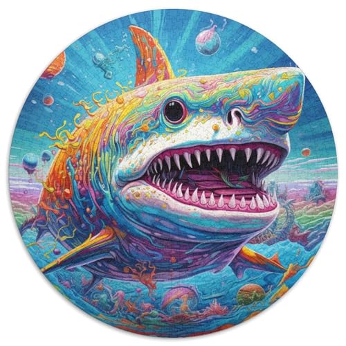 Hai-Papierpuzzle für Erwachsene, 1000-teiliges Denkspiel für Teenager, 67,5 x 67,5 cm Hai-Papierpuzzle für Erwachsene, 1000-teiliges Denkspiel für Teenager, 67,5 x 67,5 cm von WGLINGX