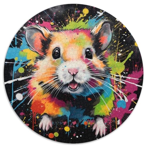 Hamster-Puzzle aus Pappe, 1000 Teile, Puzzle für Erwachsene, anspruchsvolles Denkspiel für Teenager, Spaß für die ganze Familie, DIY-Geschenk zur Heimdekoration 67,5 x 67,5 cm Hamster-Puzzle aus Pappe, 1000 Teile, Puzzle für Erwachsene, anspruchsvolles Denkspiel für Teenager, Spaß für die ganze Familie, DIY-Geschenk zur Heimdekoration 67,5 x 67,5 cm von WGLINGX