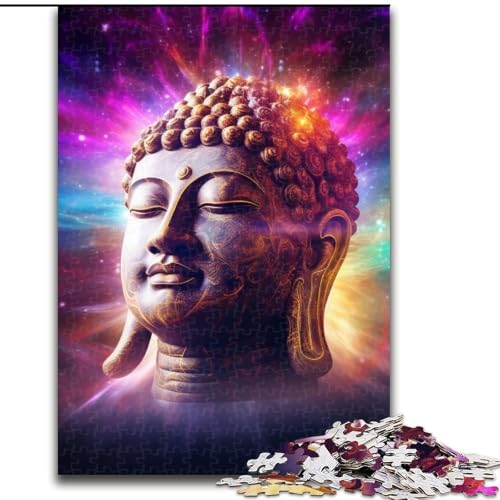 JigsawPuzzle 1000 Teile für Erwachsene, buntes Buddha-Holzpuzzle für Erwachsene, perfekt für Teenager und Familienspaß, Geburtstage (Größe 38x26cm) von WGLINGX