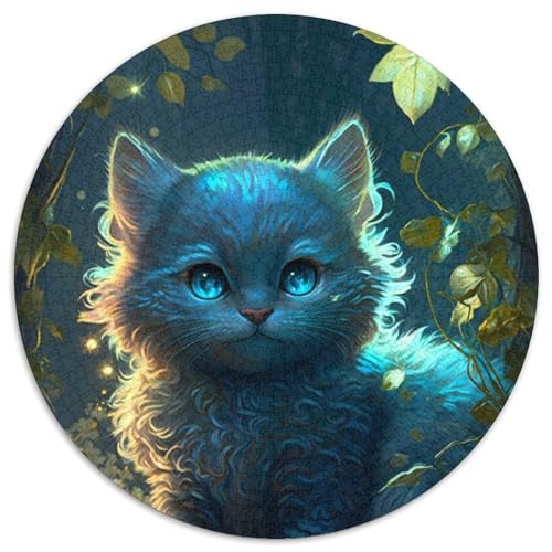 Katzen-Puzzle für Erwachsene, 1000-teiliges, anspruchsvolles Puzzle, Spaß für die ganze Familie, Basteln, perfekt für Geburtstage, Feiertage (67,5x67,5cm) von WGLINGX