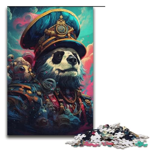 Lernpuzzle 1000 Teile Piratenkapitän Panda Puzzle für Erwachsene Weihnachtspuzzle Geschenke für Teenager ab 14 Jahren 14,96x10,24 Zoll Lernpuzzle 1000 Teile Piratenkapitän Panda Puzzle für Erwachsene Weihnachtspuzzle Geschenke für Teenager ab 14 Jahren 14,96x10,24 Zoll von WGLINGX