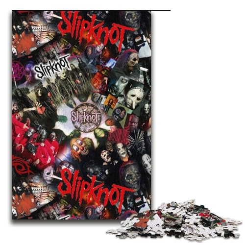 Lernpuzzle 1000 Teile Rock First Puzzles für Erwachsene Weihnachtspuzzle Geschenke für Teenager ab 14 Jahren 14,96x10,24 Zoll von WGLINGX