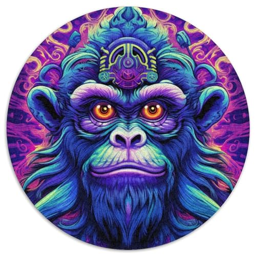 Lila AFFE Papierpuzzle 1000-teiliges Puzzle, Familie und Freunde, geeignet für Kinder ab 14 Jahren 67,5 x 67,5 cm Lila AFFE Papierpuzzle 1000-teiliges Puzzle, Familie und Freunde, geeignet für Kinder ab 14 Jahren 67,5 x 67,5 cm von WGLINGX