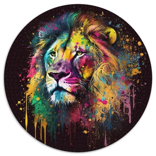 Magischer Löwe, Papierpuzzle, 1000 Teile, Familie und Freunde, geeignet für Kinder ab 14 Jahren 67,5 x 67,5 cm Magischer Löwe, Papierpuzzle, 1000 Teile, Familie und Freunde, geeignet für Kinder ab 14 Jahren 67,5 x 67,5 cm von WGLINGX