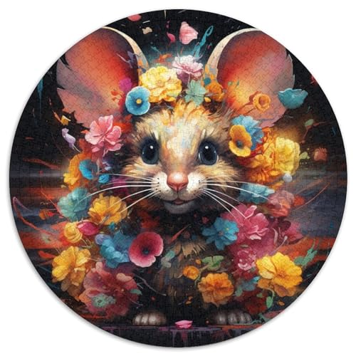 Maus-Puzzle für Erwachsene, 1000 Teile, Puzzle für die Heimdekoration, ideales Weihnachts- und Neujahrsgeschenk für Teenager 67,5 x 67,5 cm Maus-Puzzle für Erwachsene, 1000 Teile, Puzzle für die Heimdekoration, ideales Weihnachts- und Neujahrsgeschenk für Teenager 67,5 x 67,5 cm von WGLINGX