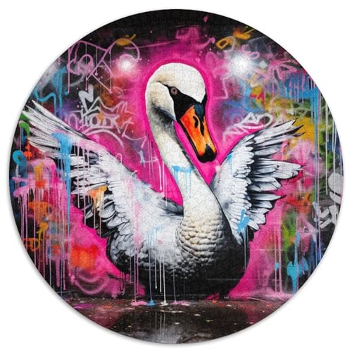 Mgraffiti Painting Yak Karton-Rundpuzzle, 1000 Teile, für Erwachsene, anspruchsvolles Denkspiel für Teenager, unterhaltsames interaktives Spiel für die ganze Familie 67,5 x 67,5 cm Mgraffiti Painting Yak Karton-Rundpuzzle, 1000 Teile, für Erwachsene, anspruchsvolles Denkspiel für Teenager, unterhaltsames interaktives Spiel für die ganze Familie 67,5 x 67,5 cm von WGLINGX