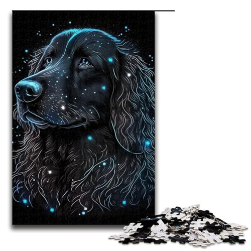 MmLabrador Puzzle für Erwachsene, 1000 Teile, Puzzle, Lernspiel, Herausforderung, Spielzeug, Weihnachts- und Geburtstagsgeschenk (Größe 50 x 75 cm) von WGLINGX
