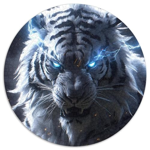 Mutant Smoke Tigers Puzzle, 1000 Teile, Puzzle für Erwachsene, Weihnachten, Halloween, Ostern, Neujahr (67,5x67,5cm) von WGLINGX