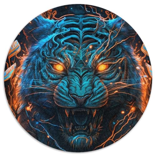 Mutant Tiger Monster 1000-teiliges Puzzle aus Pappe, Muttertag, Geburtstag, Weihnachten (67,5x67,5cm) von WGLINGX