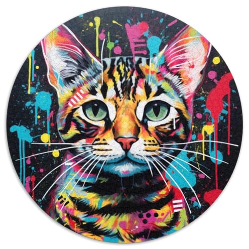 Ocelot Graffiti Art Papierpuzzle, 1000 Teile, Familie und Freunde, geeignet für Kinder ab 14 Jahren 67,5 x 67,5 cm Ocelot Graffiti Art Papierpuzzle, 1000 Teile, Familie und Freunde, geeignet für Kinder ab 14 Jahren 67,5 x 67,5 cm von WGLINGX