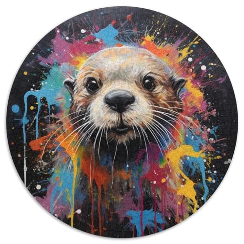 Otter-Papierpuzzle, 1000 Teile, anspruchsvolles Denkspiel für Teenager, Spaß für die ganze Familie, DIY-Geschenk zur Heimdekoration 67,5 x 67,5 cm Otter-Papierpuzzle, 1000 Teile, anspruchsvolles Denkspiel für Teenager, Spaß für die ganze Familie, DIY-Geschenk zur Heimdekoration 67,5 x 67,5 cm von WGLINGX