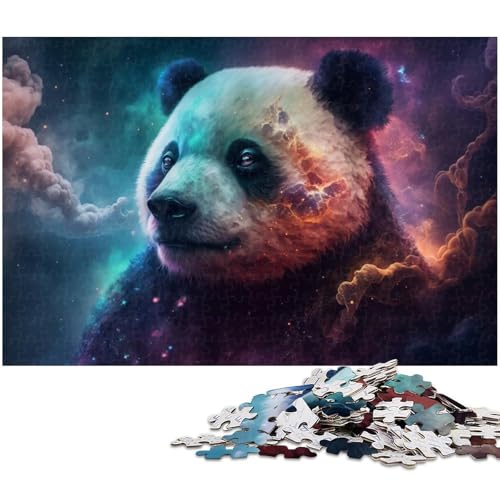 Panda-Puzzle, 1000 Teile, für Erwachsene, geeignet für Paare und Teenager ab 14 Jahren (Größe 50 x 75 cm) von WGLINGX