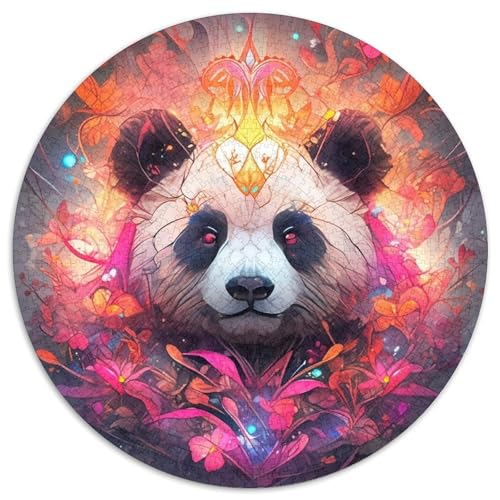 Panda-Puzzle aus Pappe, rund, 1000 Teile, Puzzle für Erwachsene, anspruchsvolles Denkspiel für Teenager, unterhaltsames interaktives Spiel für die ganze Familie 67,5 x 67,5 cm Panda-Puzzle aus Pappe, rund, 1000 Teile, Puzzle für Erwachsene, anspruchsvolles Denkspiel für Teenager, unterhaltsames interaktives Spiel für die ganze Familie 67,5 x 67,5 cm von WGLINGX