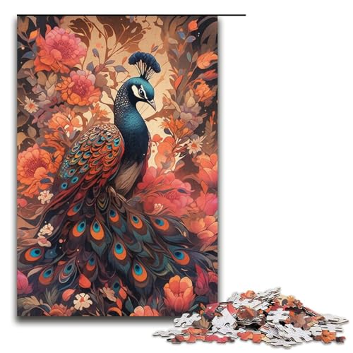 Papagei-Puzzle mit 1000 Teilen für Erwachsene, anspruchsvolles Spielpuzzle, geeignet für Jugendliche ab 14 Jahren (Größe 38 x 26 cm) von WGLINGX