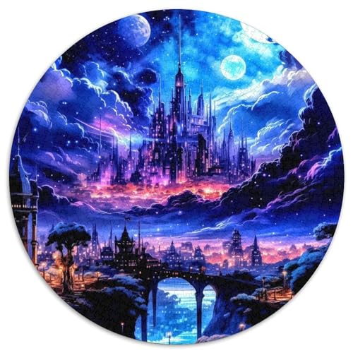 Papierpuzzle mit Landschaft auf einem fremden Planeten, 1000-teiliges Denkspiel für Erwachsene, 67,5 x 67,5 cm Papierpuzzle mit Landschaft auf einem fremden Planeten, 1000-teiliges Denkspiel für Erwachsene, 67,5 x 67,5 cm von WGLINGX
