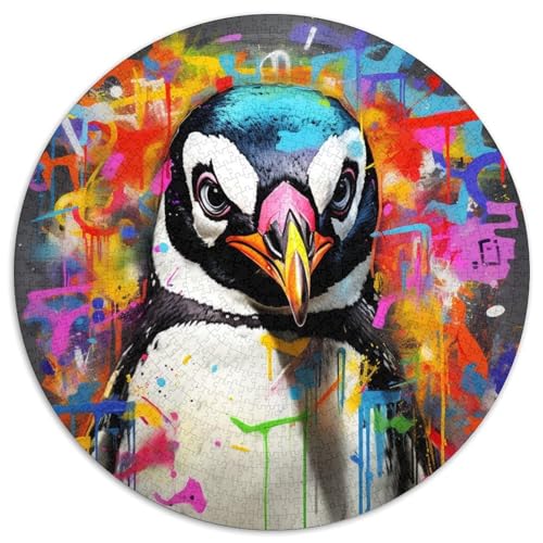 Pinguin-Graffiti-Papierpuzzle, 1000 Teile, Familie und Freunde, geeignet für Kinder ab 14 Jahren 67,5 x 67,5 cm Pinguin-Graffiti-Papierpuzzle, 1000 Teile, Familie und Freunde, geeignet für Kinder ab 14 Jahren 67,5 x 67,5 cm von WGLINGX