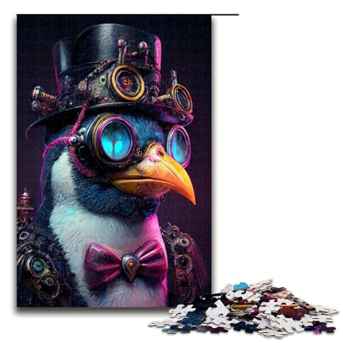 Pinguin-Puzzle mit 1000 Teilen für Erwachsene, Holzpuzzle, Lernspielzeug, Familienspiele, 50 x 75 cm Pinguin-Puzzle mit 1000 Teilen für Erwachsene, Holzpuzzle, Lernspielzeug, Familienspiele, 50 x 75 cm von WGLINGX