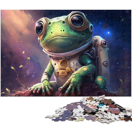 Planet Frog Puzzles, 1000 Teile, für Erwachsene, Geschenke, ideal für Teenager ab 14 Jahren (Größe 50 x 75 cm) von WGLINGX